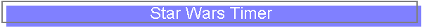 Star Wars Timer